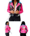 STUD LEATHER CROP JACKET